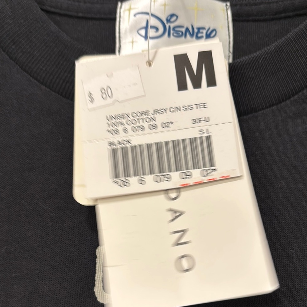 NWT Disney Black Pluto Graphic T-Shirt by Giordano – Size Medium - Picture 6 of 11